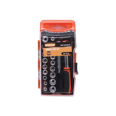 (MR.DIY) AGASS Heavy Duty Socket Wrench Set (20pcs)