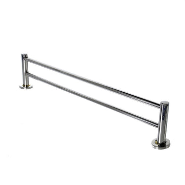 (MR.DIY) Bathroom Double Pole Stainless Steel Towel Rack (80cm)