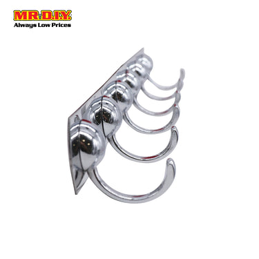 (MR.DIY) Stainless Steel Cloth Towel 5 Hooks Hanger