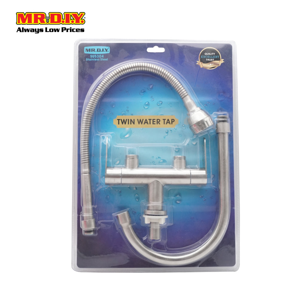 (MR.DIY) Twin Water Tap – MR. D.I.Y. ECOMMERCE (M) SDN BHD