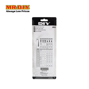 (MR.DIY) Ball Torx Key Set (30pcs)