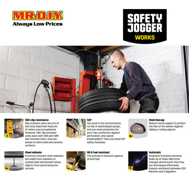 [PRE-ORDER] SAFETY JOGGER SAFETYBOY S1 P Safety Shoes