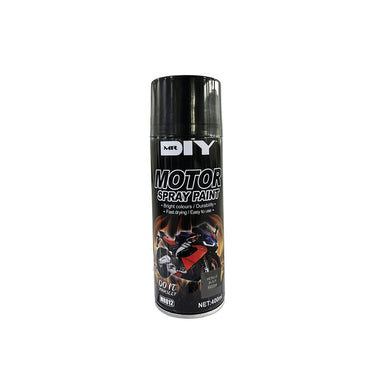 (MR.DIY) Motor Spray Paint Metallic Black M009 400ml