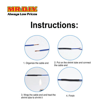 (MR.DIY) Heat Shrink Tube Set