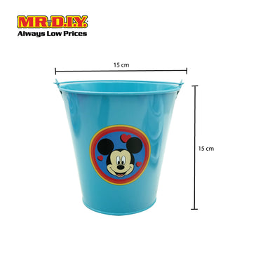 Disney Mickey Metal Pail (15cm x 15cm)