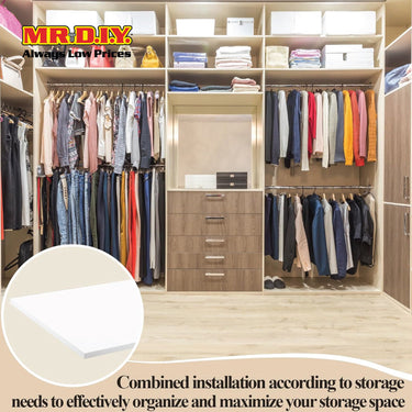 MR.DIY) White Pb Wood Board (80cm x 20cm)