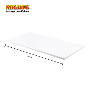 (MR.DIY) Wood Board Pb Decoration 80x19.5x1.5cm (White)