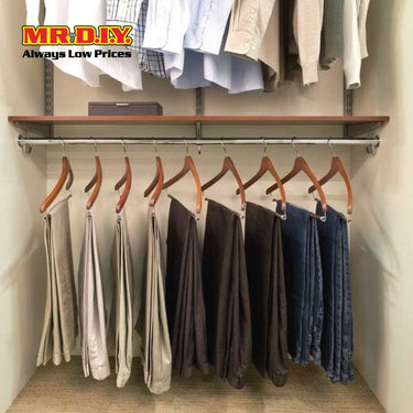 (MR.DIY) Wood Board Pb Decoration 80x19.5x1.5cm (Maroon)