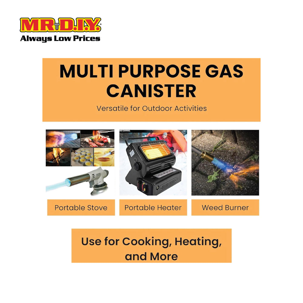 (MR.DIY) Butane Imported Gas Cartridge (230g) – MR. D.I.Y. ECOMMERCE (M ...