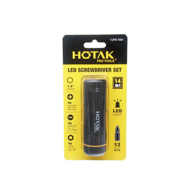 HOTAK LED Light Set Screwdriver (14pcs)