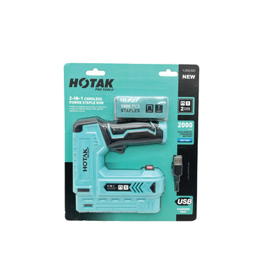 HOTAK Cordless Rechargeable USB Staple Gun 2 in 1 YJSG-500  (2000mAh)