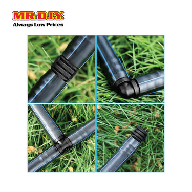 (MR.DIY) PVC Barbed Tee DN16 Connector Straight Agricultural Irrigation Fittings AM