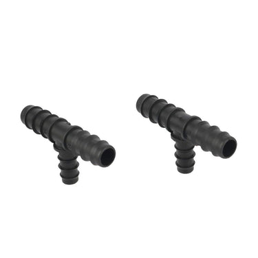 (MR.DIY) PVC Barbed Tee DN16 Connector Straight Agricultural Irrigation Fittings AM