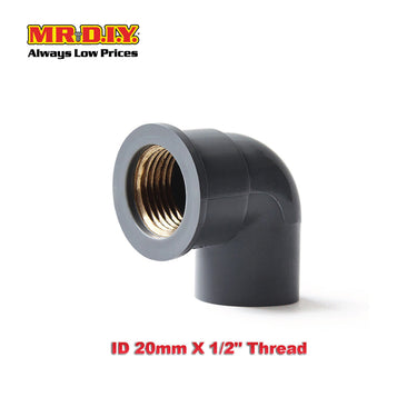 (MR.DIY) PVC 1/2" Threaded Elbow Am