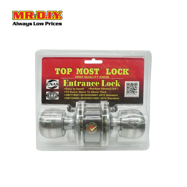 FIGHTER 3881AC Stainless Steel Entrance Door Lock Set (60mm)