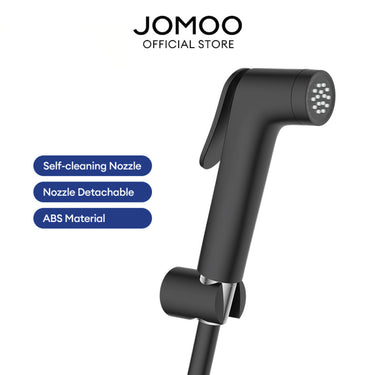 JOMOO Matte Black Handheld Bidet Sprayer Set S186011 High Pressure & Fingerprint Resistant Wall Mounted ABS Bidet Spray Set for Toilet
