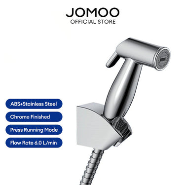 JOMOO Toilet Handheld Bidet Spray Set 02303 ABS with Holder and 1.2M Stainless Steel Flexible Hose Bidet Spray Set