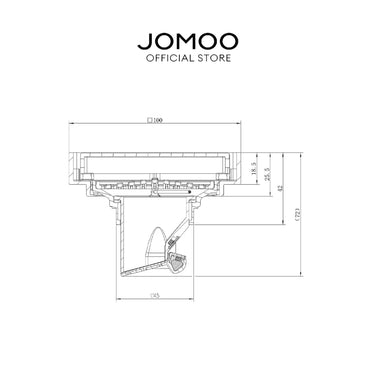 JOMOO Odor-Proof Floor Drain 92222-1B-I011