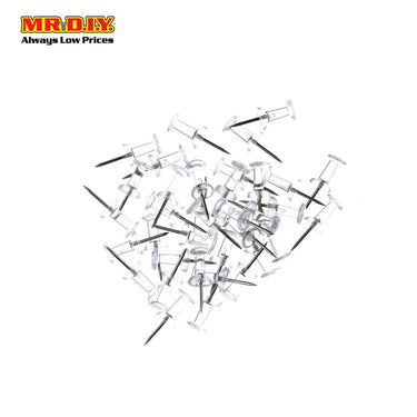 HONG YUE Plastic Transparent Head Push Pin (40 pcs)