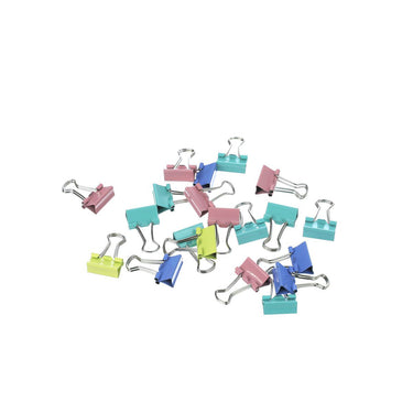 (MR.DIY) Mini Office School Stationery Spring Color Clips (20pcs)