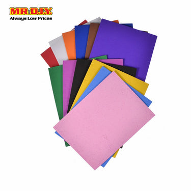 (MR.DIY) Multicolour  Craft Foam Sheet (12pcs)