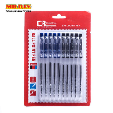 (MR.DIY) Cheng Rong Ball Point Pen in 2 Colors (10 pcs)