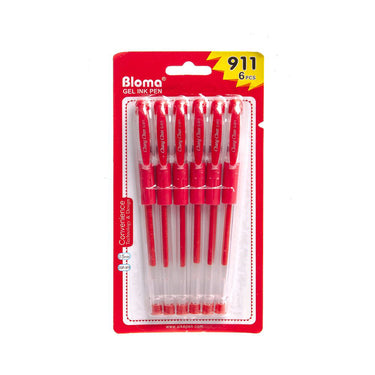 (MR.DIY) Black Gel Ink Pen 0.5mm (6 Pcs)