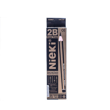 (MR.DIY) NIEKI 2B Exam Grade Graphite Pencils Set (12pcs)