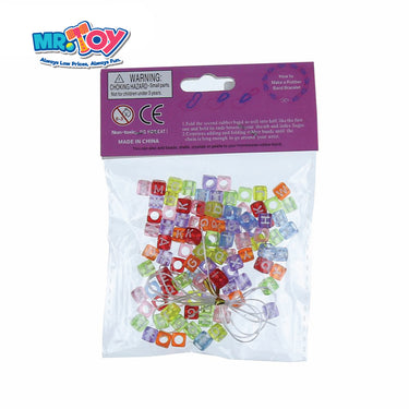 Loom Bands - Alphabets Translucent Beads