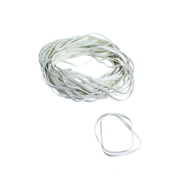 (MR.DIY) White Elastic Rubber Band 400*5MM