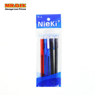 (MR.DIY) Neiki Ball Pen 1.0mm3 Color (5 pcs)