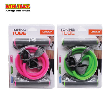 (MR.DIY) LIVEUP Toning Tube Resistance Home Gym Training Band - LS3201