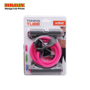 (MR.DIY) LIVEUP Toning Tube Resistance Home Gym Training Band - LS3201