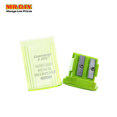 (MR.DIY) DAMAISEE Double Hole Manual Pencil Sharpener (2pcs)