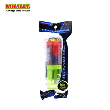 (MR.DIY) DAMAISEE Double Hole Manual Pencil Sharpener (2pcs)