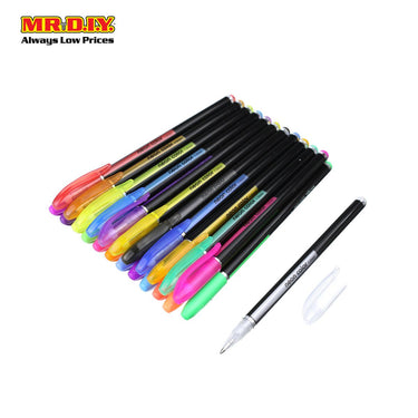 (MR.DIY) Neon Color Pastel Pen 1.0mm (12ps)