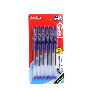 STYNO Blue Gel Pen 0.5mm (6 pcs)