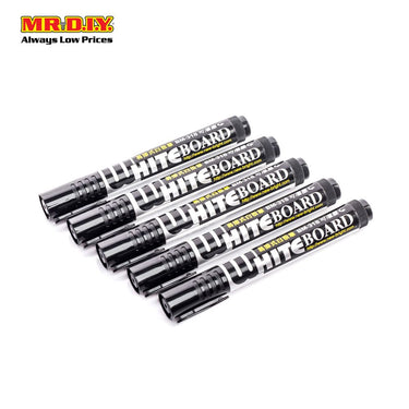 Tyno Whiteboard Marker Black (5pc)