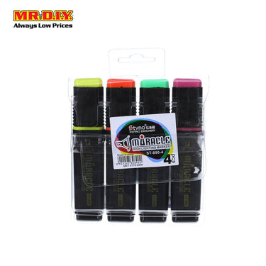 (MR.DIY) Miracle Highlighter Marker (4pcs)