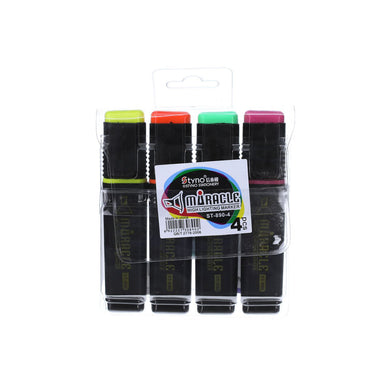 (MR.DIY) Miracle Highlighter Marker (4pcs)