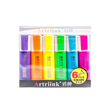 (MR.DIY) Artiink Highlighter Marker (6pcs)