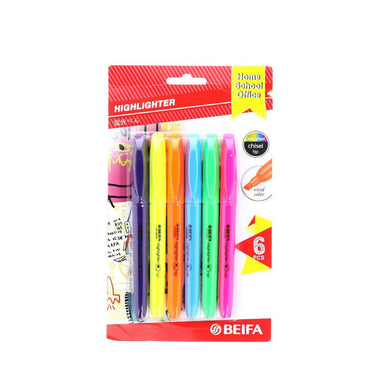 (MR.DIY) Beifa Highlighter (6Pcs)