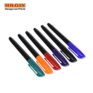 (MR.DIY) Beifa Permanent Marker (6Pcs)