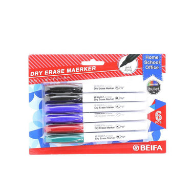 BEIFA White Board Marker  (6 pcs)