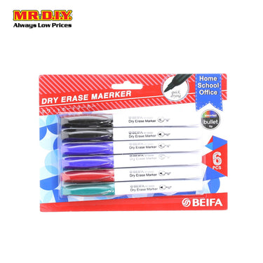 BEIFA White Board Marker  (6 pcs)