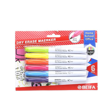 BEIFA White Board Marker  (6 pcs)