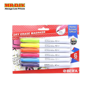 BEIFA White Board Marker  (6 pcs)