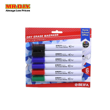 BEIFA Whiteboard Marker Set ( 6 pcs )
