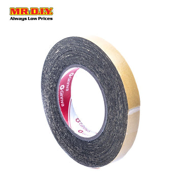 GINNVA Double Sided Foam Tape Black (1.8cm x 9m)