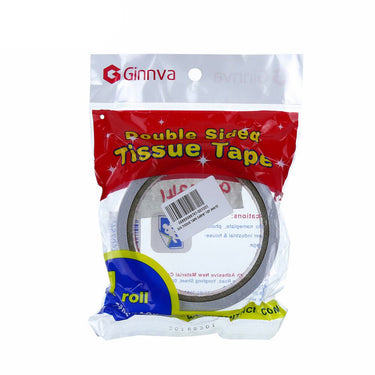 GINNVA Double Sided Tape (White) (2.4cm x 9m)